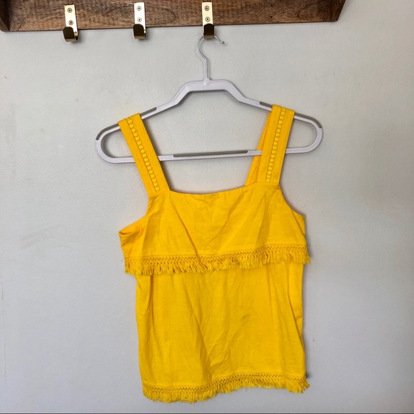 J. Crew Tops - J. Crew yellow tank